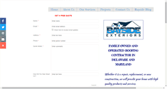 Desktop Screenshot of baysideexteriors.net